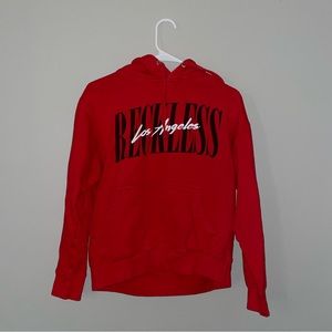 Red Los Angeles Reckless Hoodie